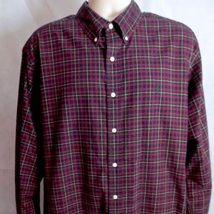 Ralph Lauren Polo 2XL Men Plaid Long Sleeve Shirt